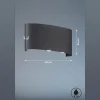 LED-ulkoseinävalaisin Berlin, 6-lamppuinen