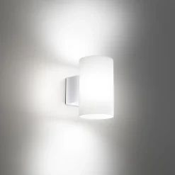 LED-ulkoseinävalaisin Bianca, valkoinen, muovia