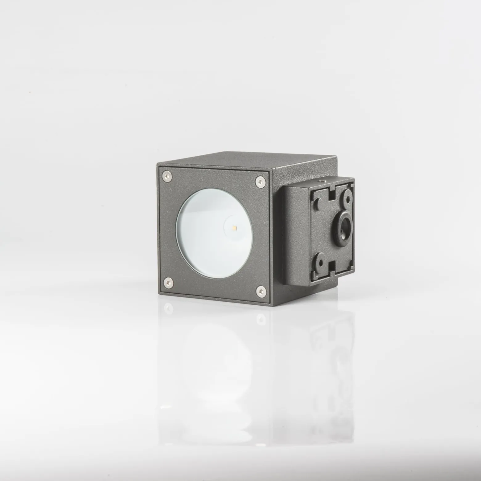 LED-ulkoseinävalaisin Jarno, antrasiitti, 2 kpl, metalli, 9cm