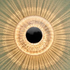 LED-ulkoseinävalaisin New Wave Optic, lasi, Ø 26 cm, IP65