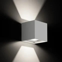 LED-ulkoseinävalaisin 9033 up/down, valkoinen