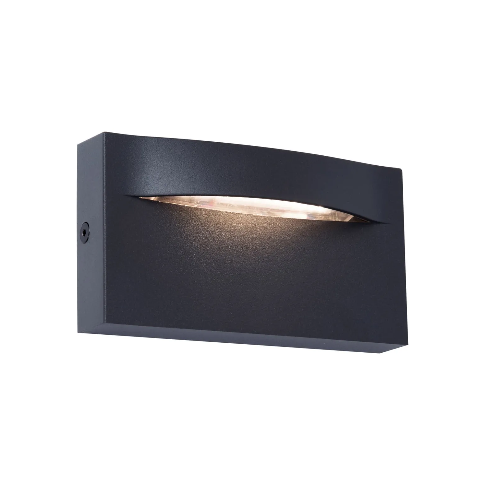 LED-ulkoseinävalaisin Vita, tummanharmaa, 13,7 x 7,5 cm