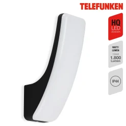 LED-ulkoseinävalo Gent 1800 lm 4000 K, musta