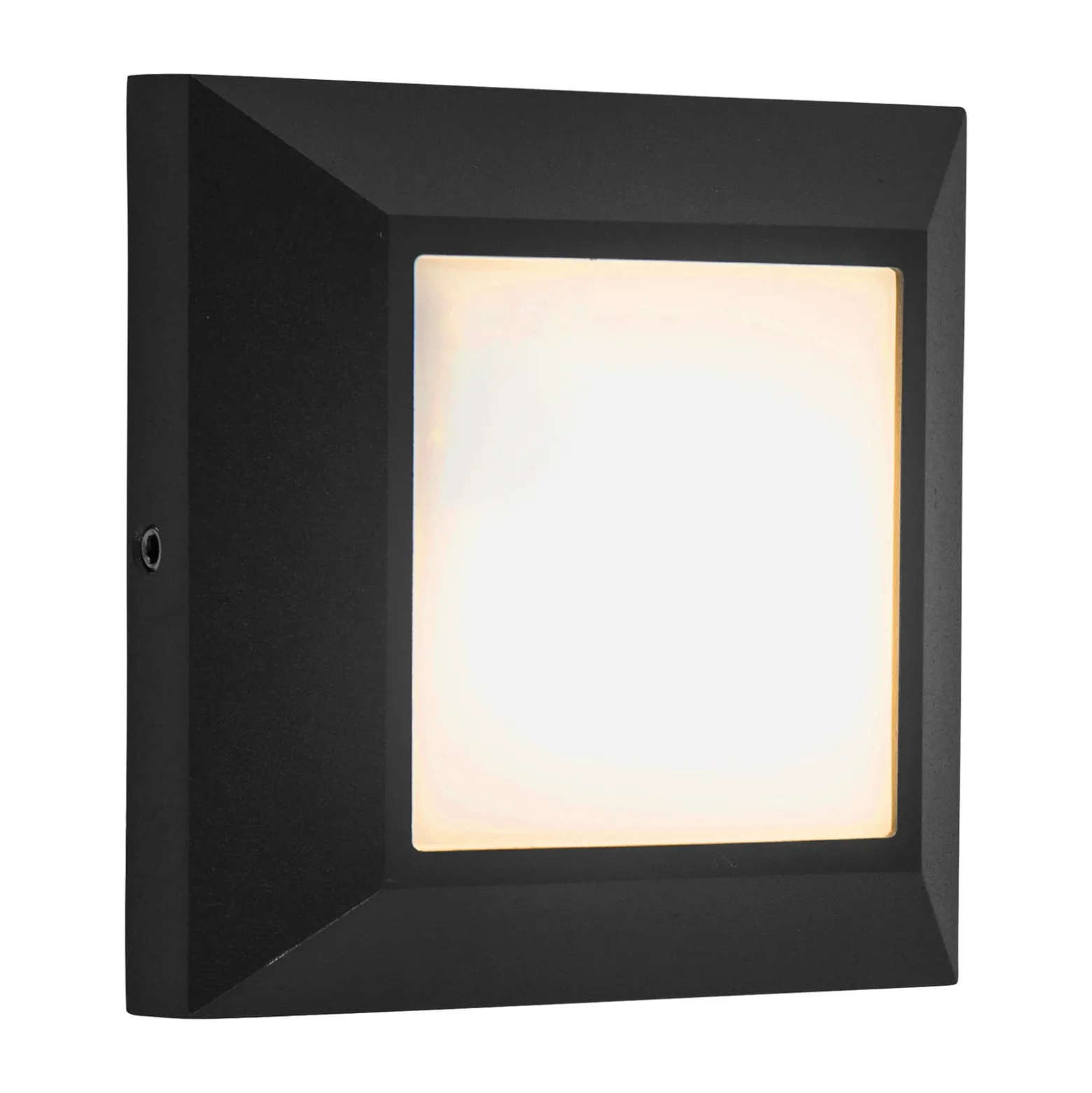 LED-ulkoseinävalo Helena eteen valaiseva 10cm must