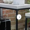 LED-ulkovalaisin 850948, musta/valkoinen, Ø 7 cm, muovi