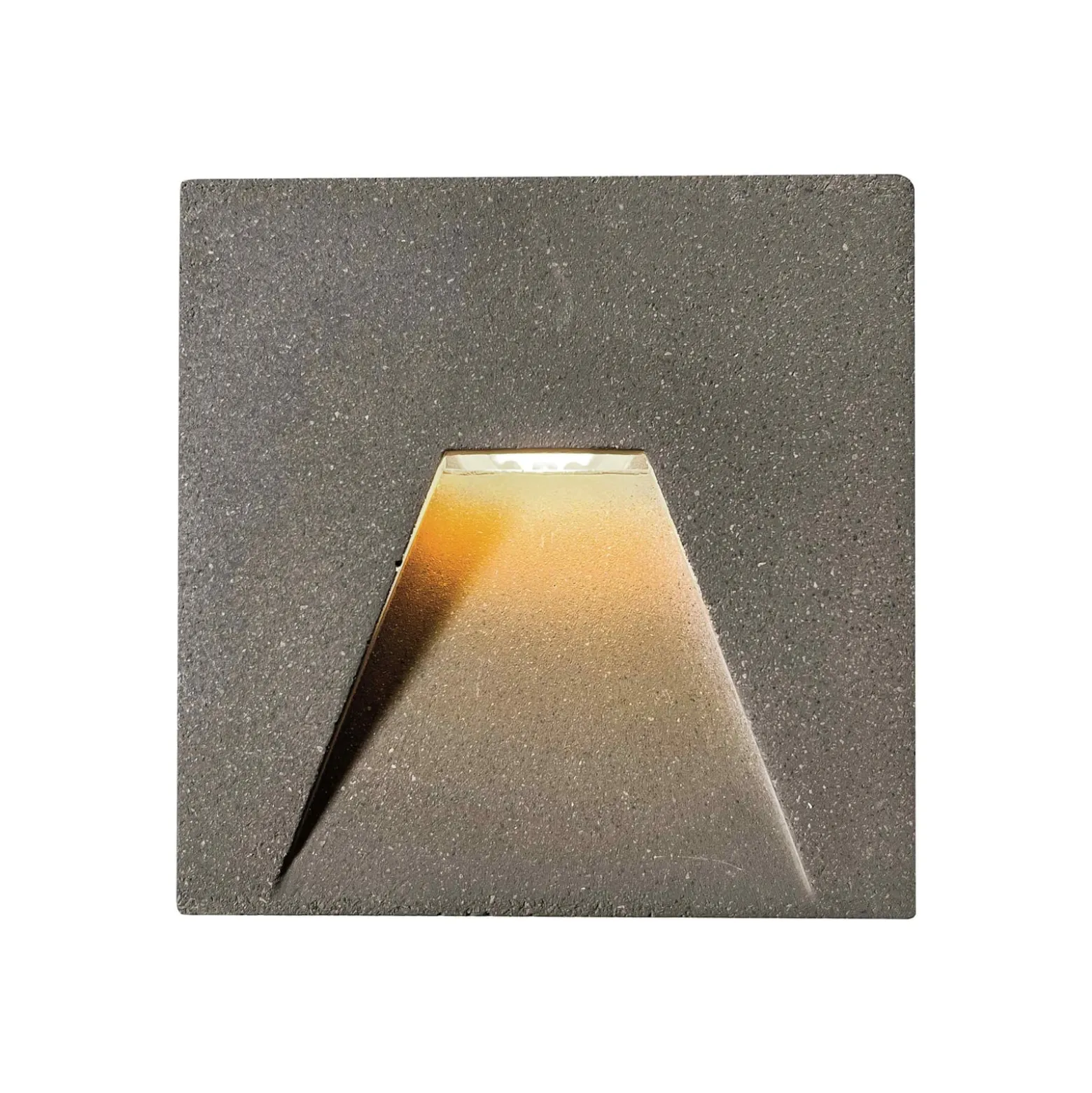 LED upotettava seinävalaisin Space, harmaa, 10x10 cm