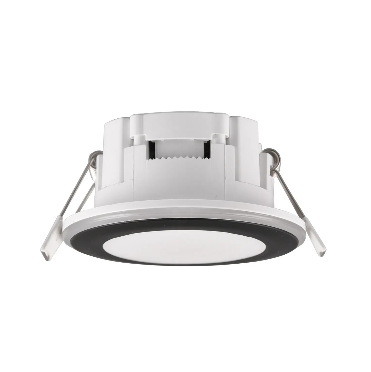 LED-uppoalasvalo Argus RGBW kaukosäädin Ø8cm musta