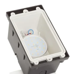 LED-uppovalaisin Leti 200-VP musta 3W CCT
