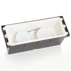 LED-uppovalaisin Leti 300-VP musta 2x3W CCT