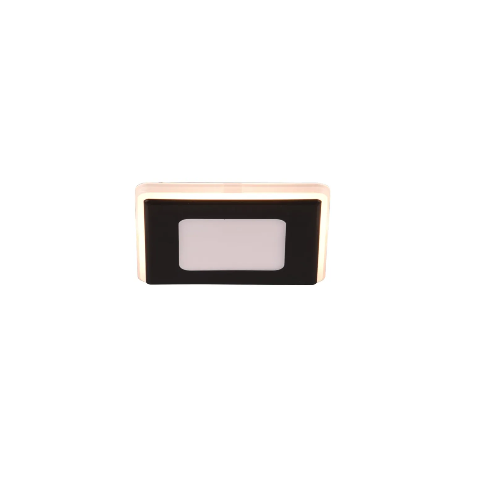 LED-uppovalo Nimbus IP44 8,5 x 8,5 cm 830 musta