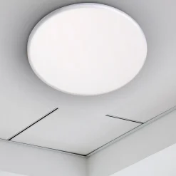 LED-uppovalo Suma, Ø 21,5 cm, valkoinen, himmennettävä, IP44