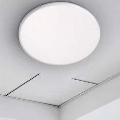 LED-uppovalo Suma, Ø 21,5 cm, valkoinen, himmennettävä, IP44