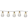 LED-valoketju Glow lasia, kirkas