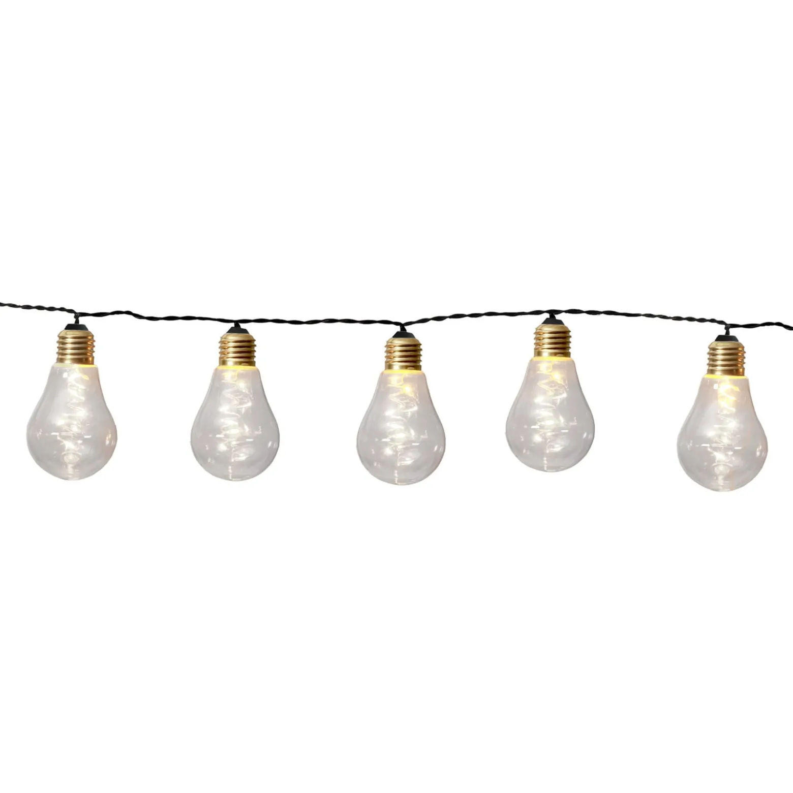 LED-valoketju Glow lasia, kirkas