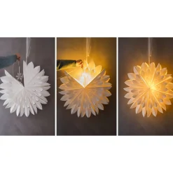 LED-valoketju Lighty valorenkaat paperitähtien valaistukseen