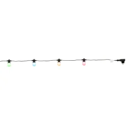 LED-valoketju Nirvana, 20 valoa, värikäs, IP44