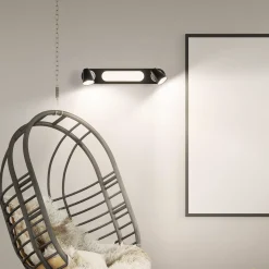 LEDVANCE LED-kattovalaisin Neptune, 2 valoa, musta