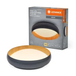 LEDVANCE LED-kattovalaisin Orbis Livia Ø 43 cm, harmaa, metallia