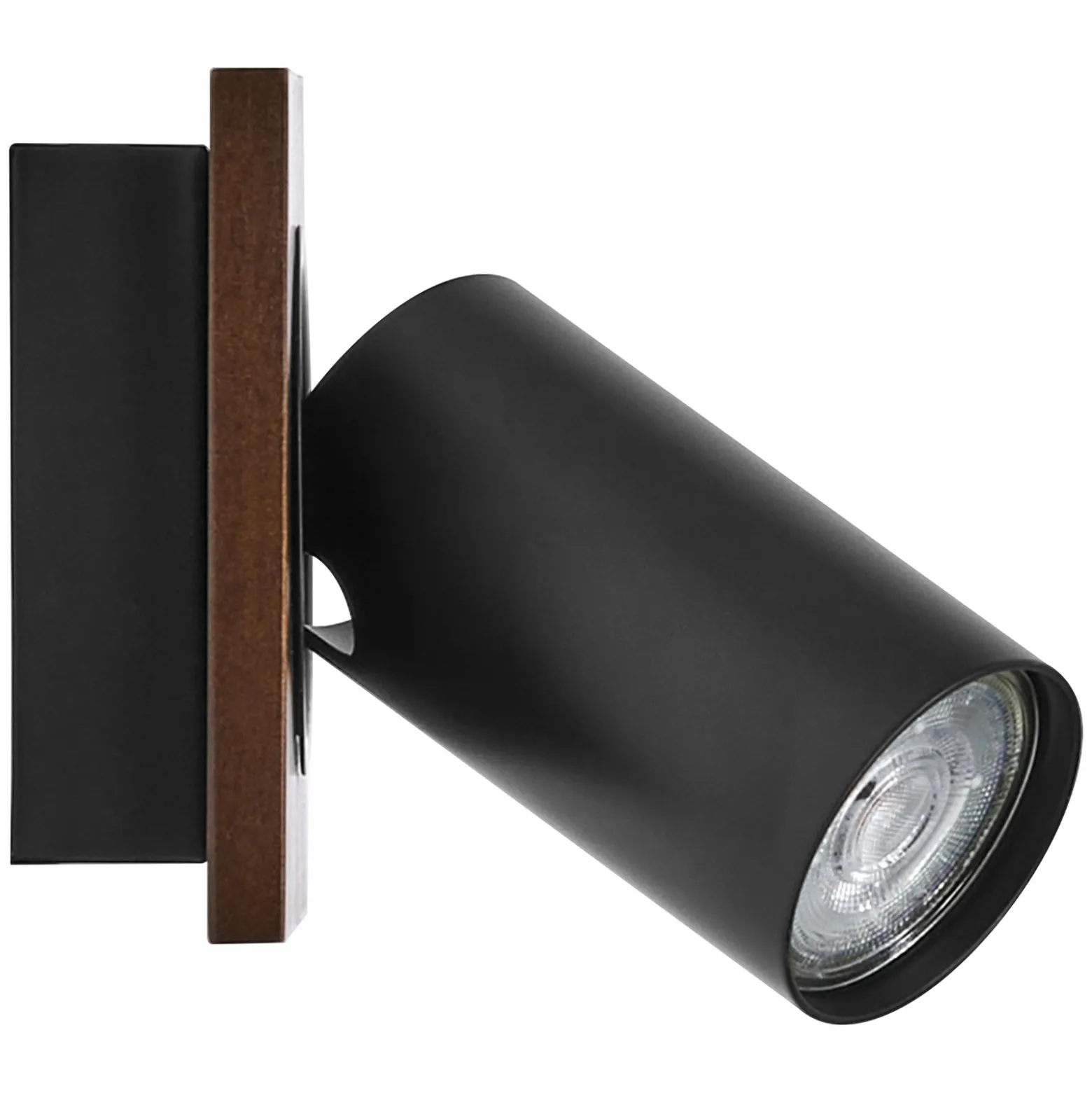 LEDVANCE LED-seinävalaisin Mercury GU10, puu/musta