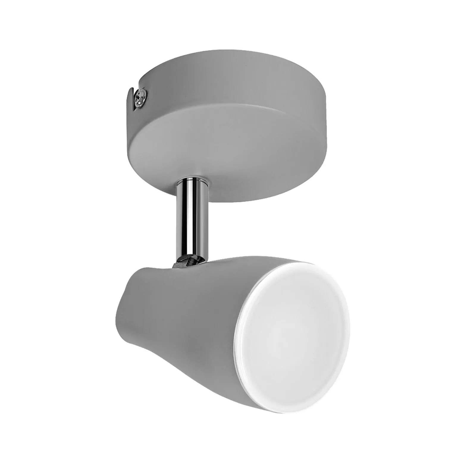 LEDVANCE Pear-LED-uppospotti GU10, 1 lamppu harmaa