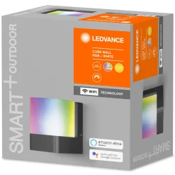 LEDVANCE SMART+ WiFi Cube -LED-seinälamppu RGBW up