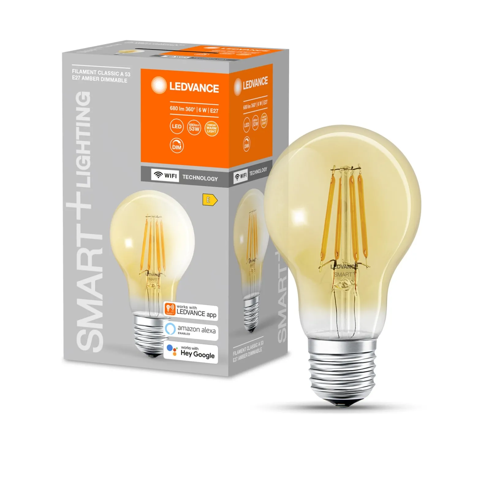LEDVANCE SMART+ WiFi E27 6W Classic gold 2 400 K