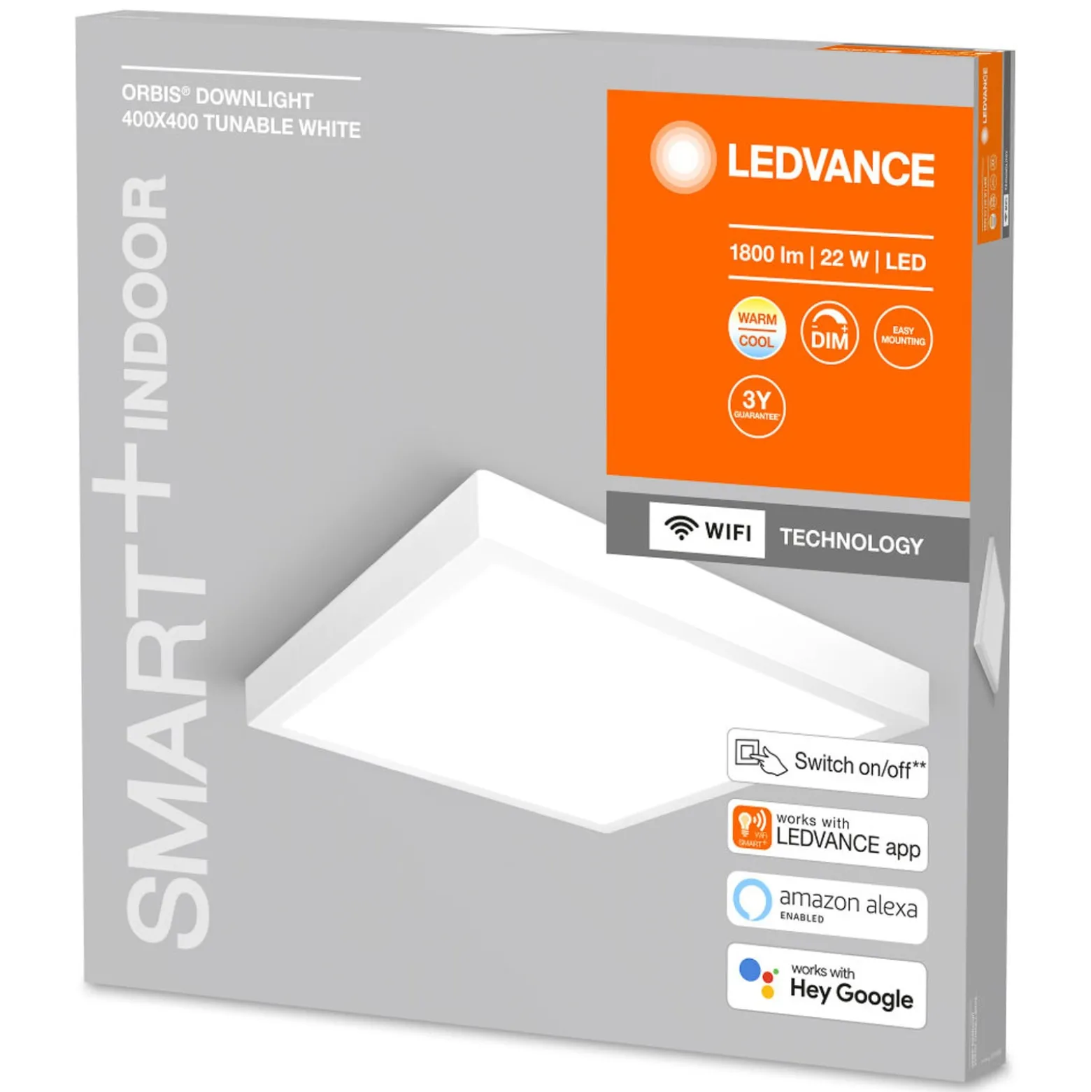 LEDVANCE SMART+ WiFi Orbis Downlight Surface 40x40