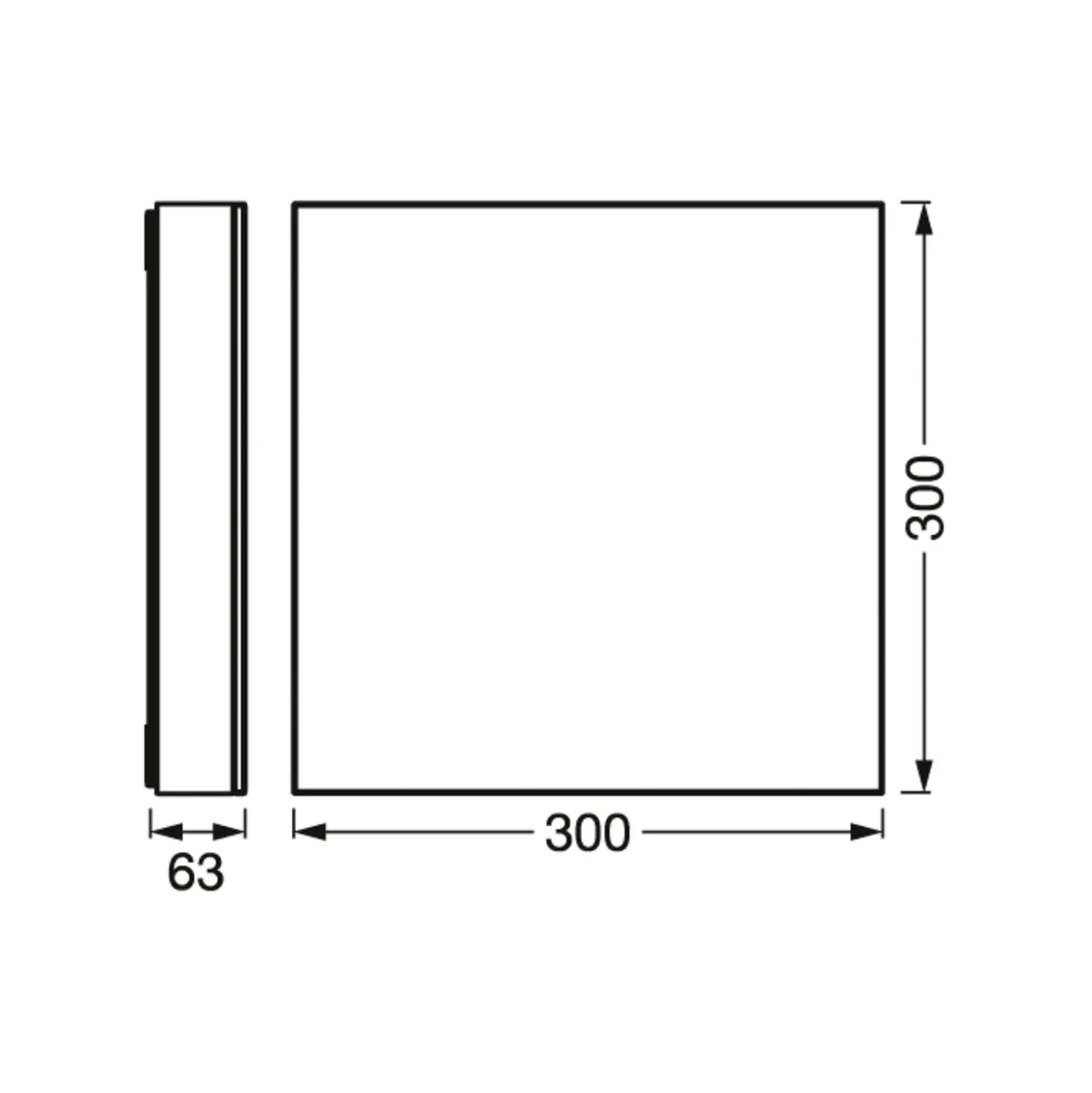 LEDVANCE SMART+ WiFi Planon FL Sparkle 30x30 cm LEDVANCE SMART+ WiFi