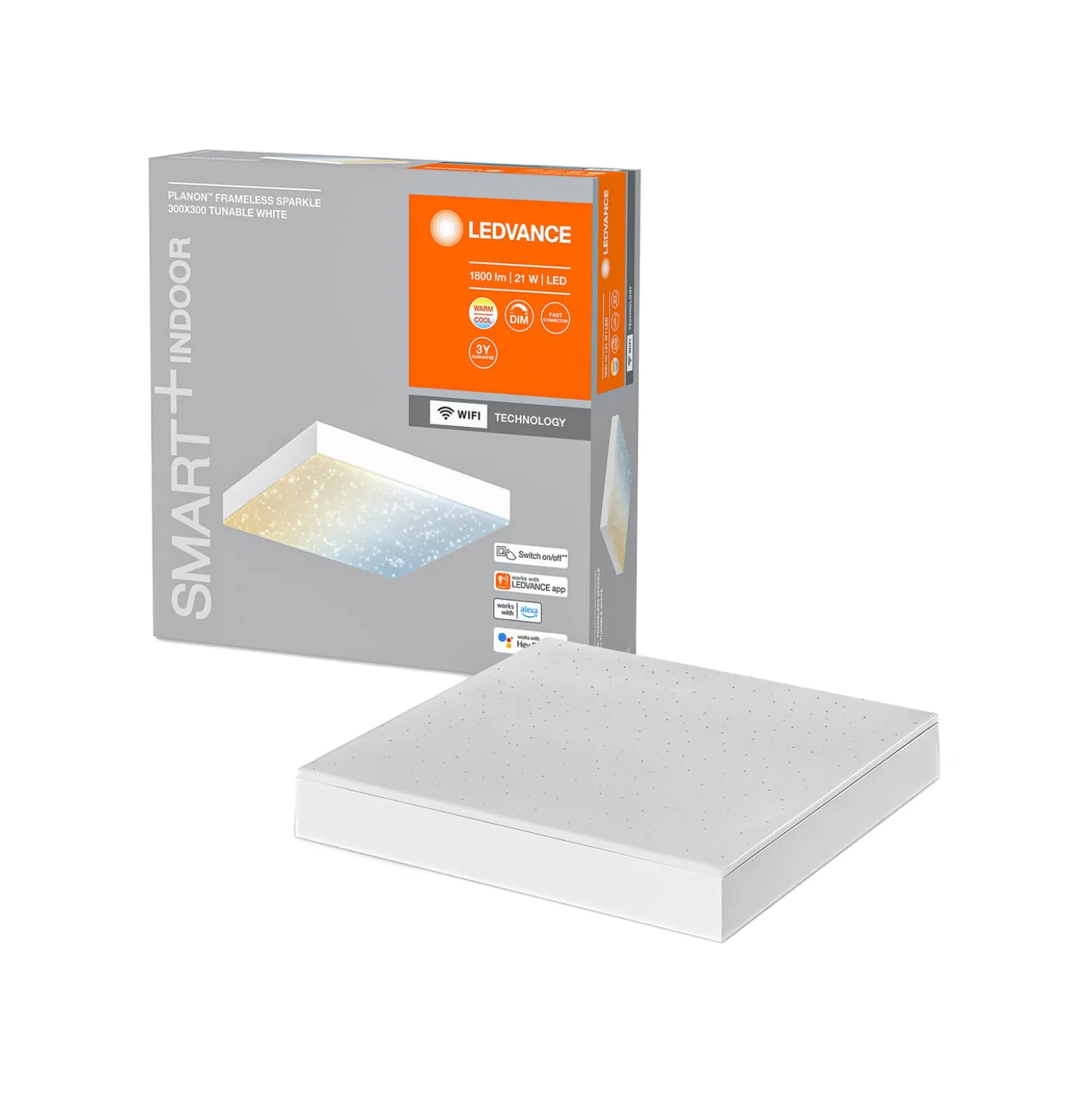 LEDVANCE SMART+ WiFi Planon FL Sparkle 30x30 cm LEDVANCE SMART+ WiFi