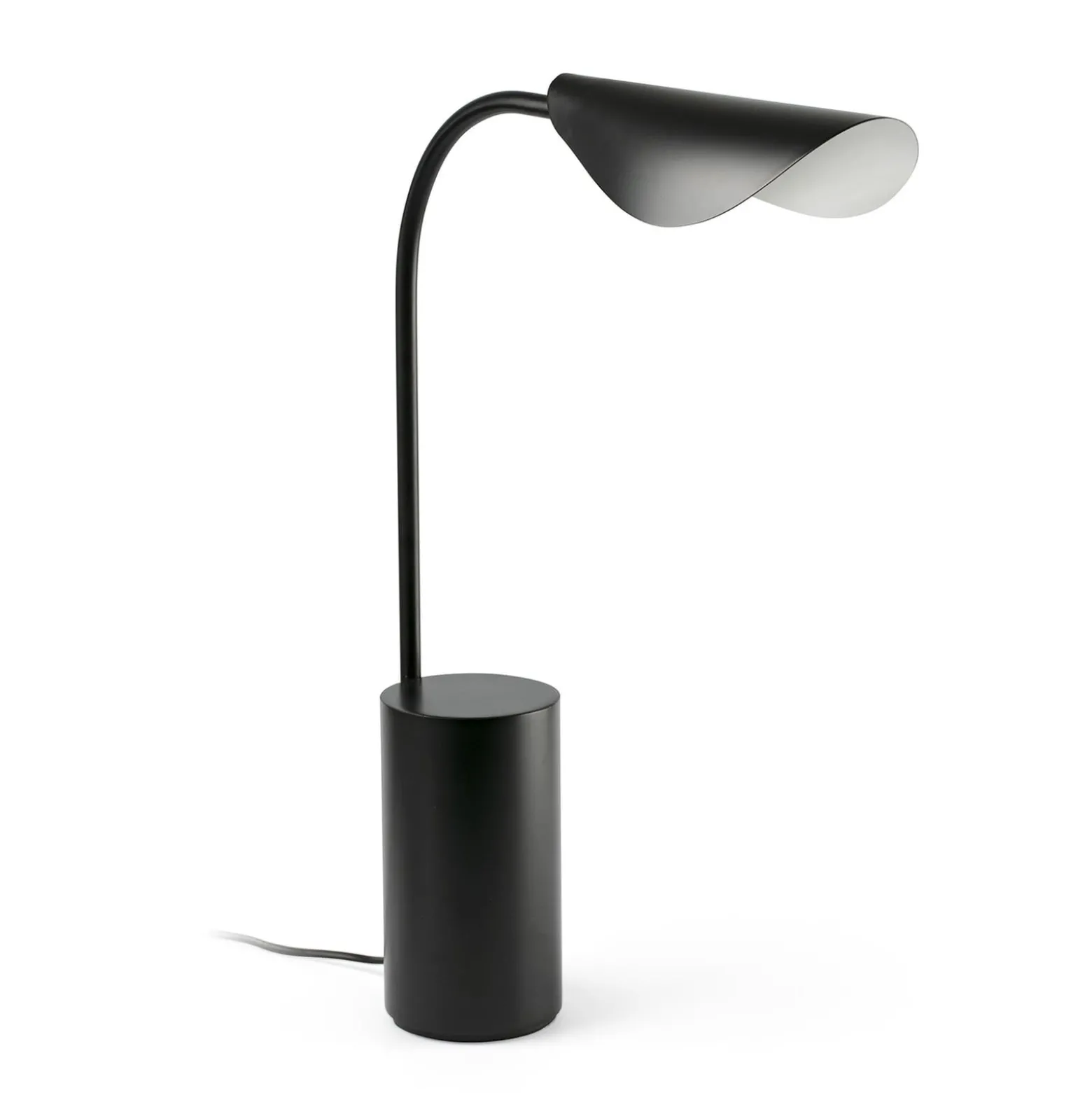 Liggera pöytävalaisin, musta, terästä, korkeus 27,9 cm