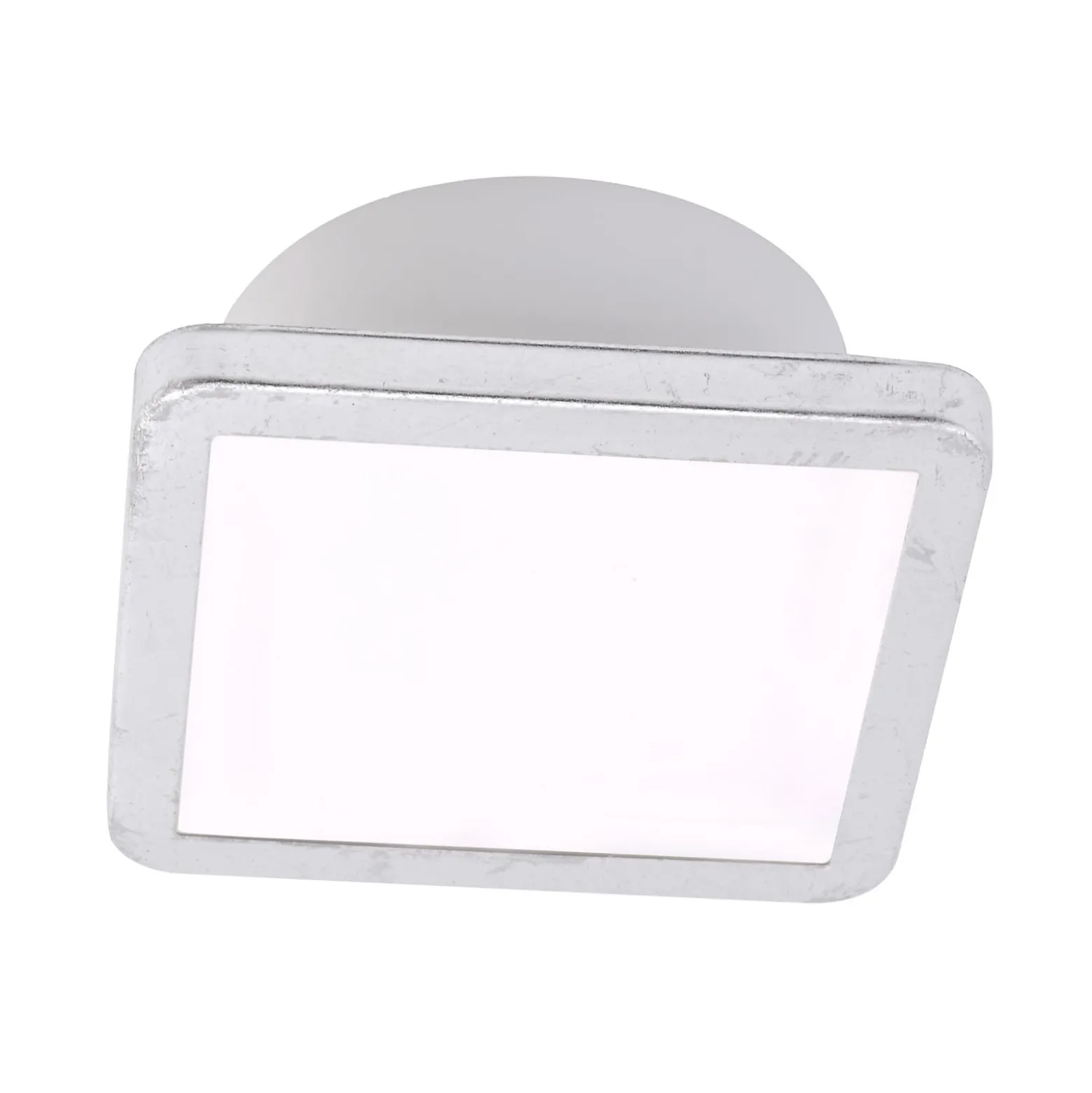LightMe kattovalaisin Aqua Uno, 11x11cm, hopealevy, IP44