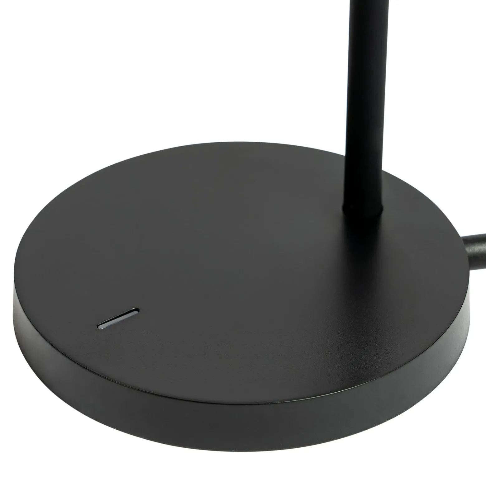 Lindby Ailina LED-pöytälamppu, korkeus 36 cm, musta, himmennettävä