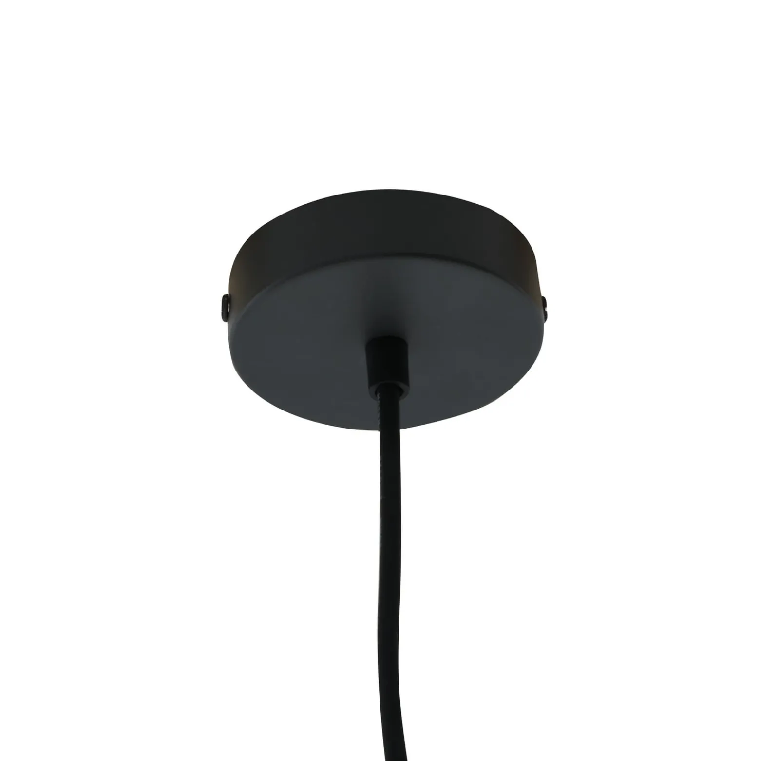 Lindby Alea -ulkoriippuvalaisin, valkoinen, muovi, Ø 38 cm