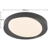 Lindby Alyano-LED-kattovalaisin RGB CCT, himmennys