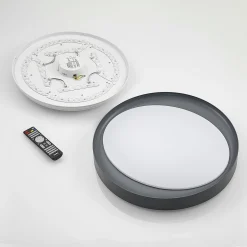 Lindby Alyano-LED-kattovalaisin RGB CCT, himmennys