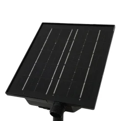 Lindby aurinkokäyttöinen LED-valaisin Brindley, 3 kpl, musta, lasi