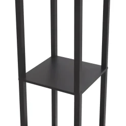 Lindby Birta-lattiavalaisin, musta, hylly, puu, 159 cm