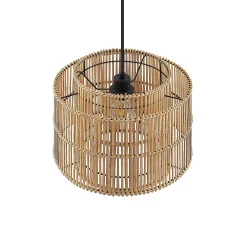 Lindby Bridga riippuvalaisin, Ø 35 cm, musta, bambu