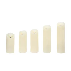Lindby Candora LED-kynttilä 5 kpl, kaukosäädin