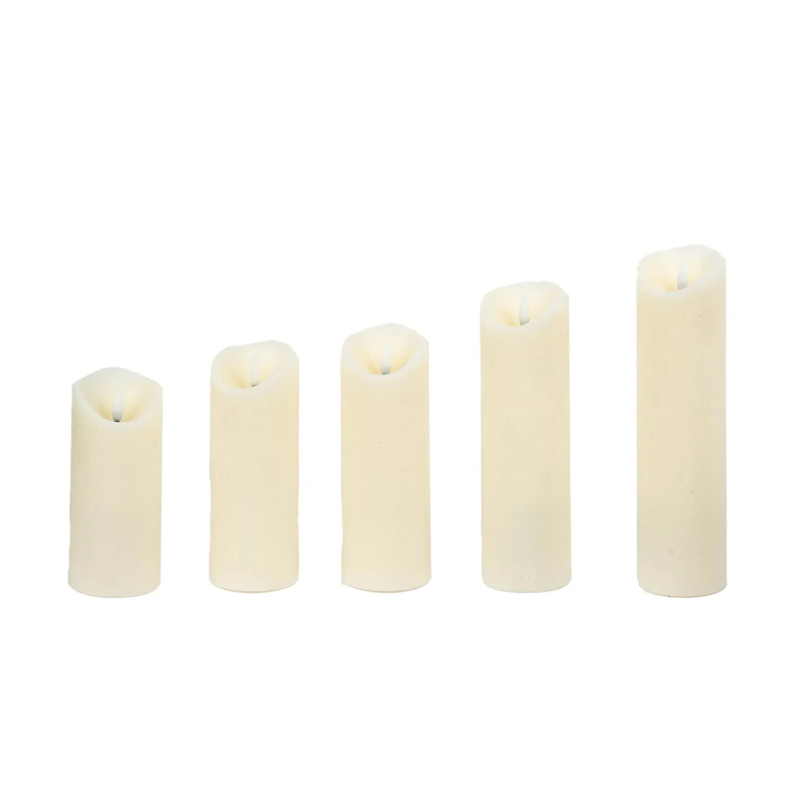 Lindby Candora LED-kynttilä 5 kpl, kaukosäädin