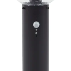 Lindby Dangan-pylväsvalaisin, kirkas, 90 cm, lasi, anturi