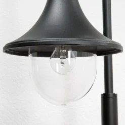 Lindby Daphne polkuvalaisin, 120 cm, musta, metallia, E27