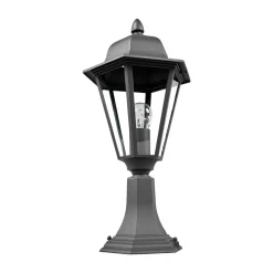 Lindby Edana jalustavalaisin, 52 cm, antrasiitti, E27, IP44
