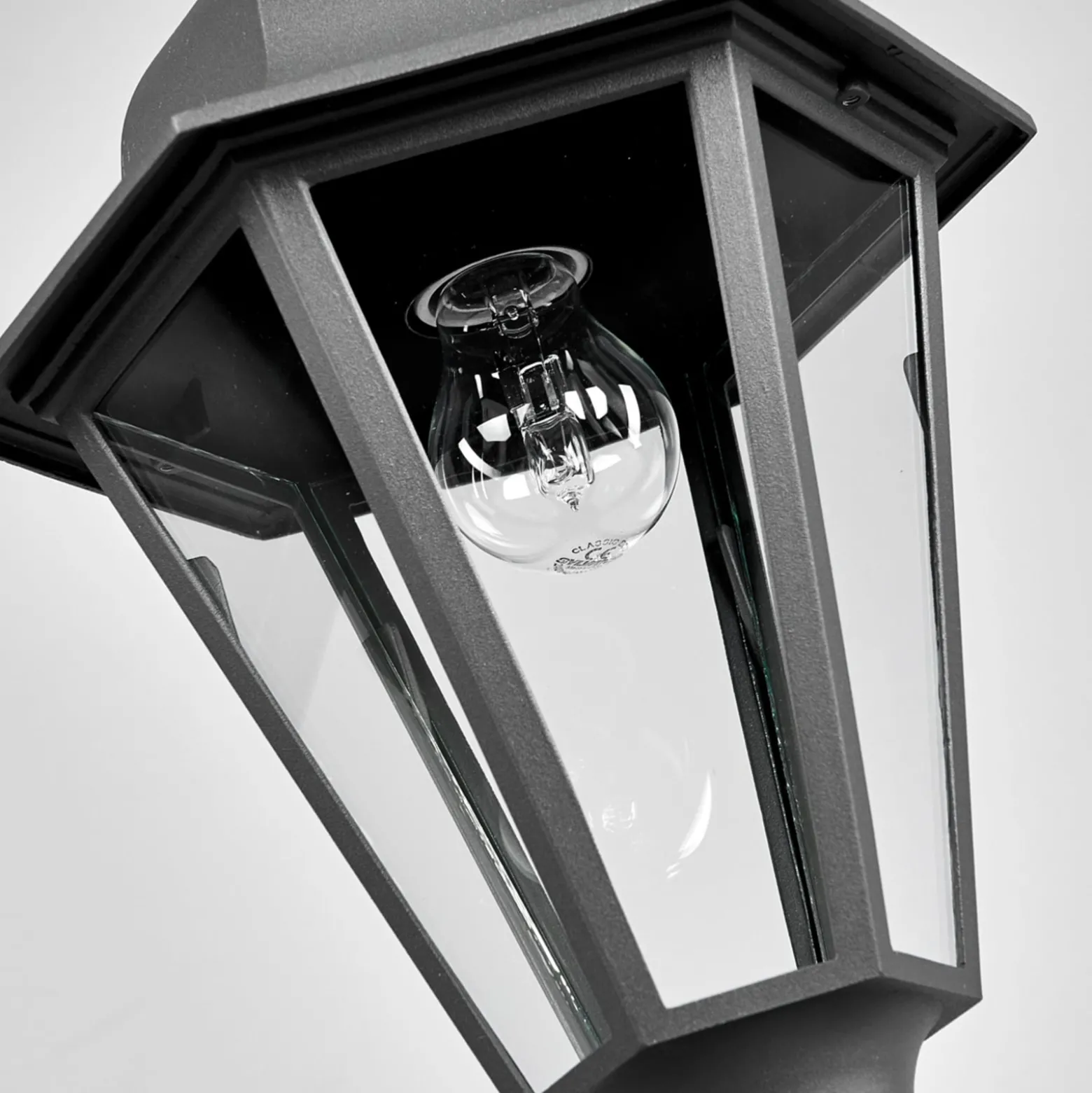 Lindby Edana ulkovalaisin, 40 cm, antrasiitti, E27, IP44