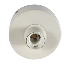 Lindby Elover kattovalaisin, beige, Ø 45 cm, rautaa