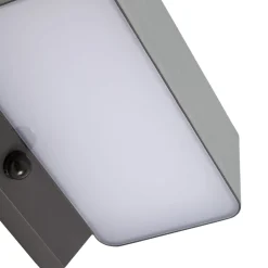 Lindby Fando LED-ulkoseinävalaisin, antrasiitti, liiketunnistin, IP44