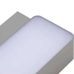 Lindby Fando LED-ulkoseinävalaisin, mattahopea, liiketunnistin, IP44