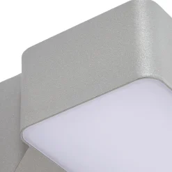 Lindby Fando LED-ulkoseinävalaisin, mattahopea, liiketunnistin, IP44