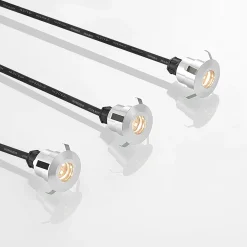 Lindby Gracelle -LED-uppovalo 3 kpl, pyöreä
