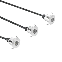 Lindby Gracelle -LED-uppovalo 3 kpl, pyöreä